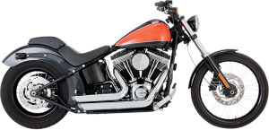Shortshots Staggered Exhaust System Black, 3, nordicamoto.ro