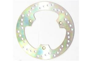 Round D-series Fixed Offroad Brake Rotor Silver, Stainless Steel