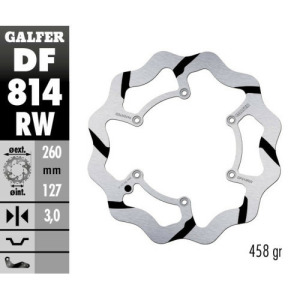 Beta 250–498 RR Galfer barázdált első féklemez, nordicamoto.ro