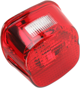 Laydown Taillight Lens With Top Tag Window Red, 2, nordicamoto.ro