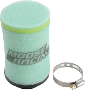 MOOSE RACING precíziós, előolajozott légszűrő, zöld 