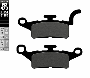Semi-metallic Brake Pads