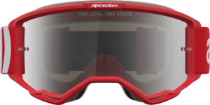 Alpinestars Vision 5 Hone síszemüveg – fehér/rózsaszín/színezett lencse, 4, nordicamoto.ro
