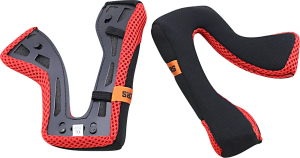 Sm5 Helmet Cheek Pad Gray, Red, 1, nordicamoto.ro