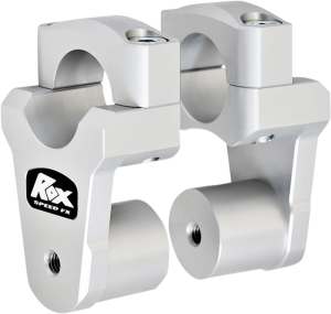 2(r) Pivoting Handlebar Riser For 1-1/4(r) Bmw 1200gs Handlebars Silver, 1, nordicamoto.ro