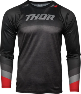 Tricou MTB Thor Assist Black/Gray/Red