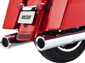 Hi-output Slip-on Mufflers Chrome 