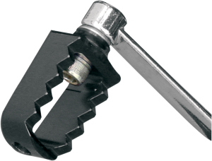 Adjustable Serrated Shifter Peg Black
