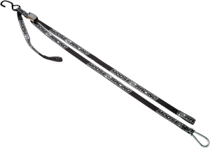 Carabiner Tie-downs Black, 2, nordicamoto.ro