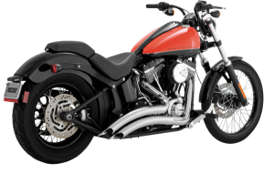 Big Radius Exhaust System Chrome, 3, nordicamoto.ro
