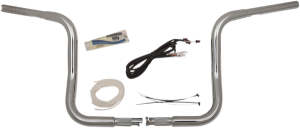 1-1/4(r) Ez Install Round Top Handlebar Kit Silver, 4, nordicamoto.ro