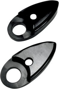 Adapter Plates For Side Rail-mounted Lights Black, 1, nordicamoto.ro