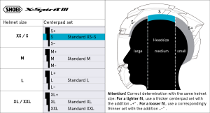 SHOEI XSPR3 Type-I L sisakbélés, 2, nordicamoto.ro