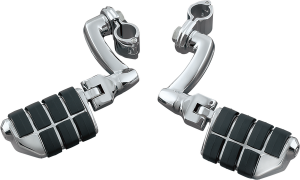 Longhorn Offset Dually Highway Pegs Silver, 1, nordicamoto.ro
