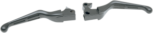 Slotted Wide Blade Lever Set Black