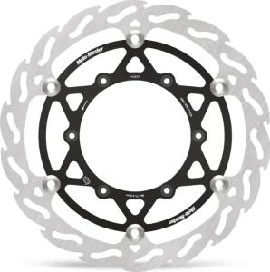 Oversize OS Front Flame Disc fekete, rozsdamentes acél