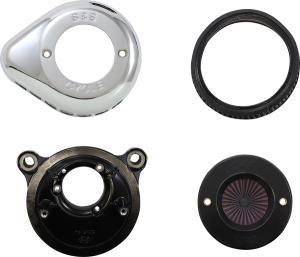 Air Stinger Air Cleaner Kit Silver, 2, nordicamoto.ro