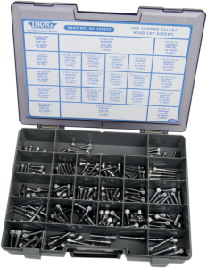 Coarse Thread Socket-head Bolt Assortment Silver, 1, nordicamoto.ro