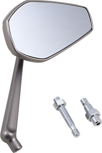 Mini Stocker Mirror Silver, Titanium, Anodized