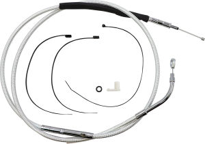 High-efficiency Braided Sterling Chromite Ii® Clutch Cable Silver