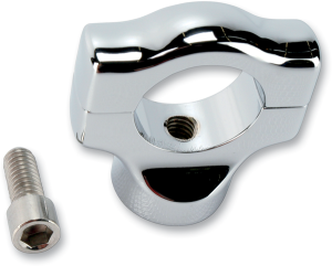 Side-mount License Plate Mount Clamp Chrome, 3, nordicamoto.ro