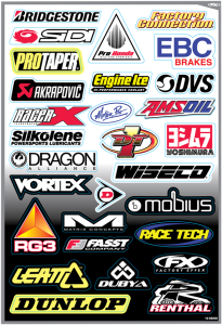 Sponsor Sticker Kit Multi, 4, nordicamoto.ro