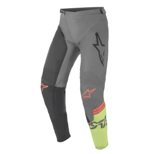 Alpinestars Racer Compass nadrág, sötét szürke/fekete/fluoreszkáló zöld, nordicamoto.ro