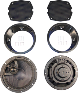 Rokker® Xrp 6.58° Fairing Speaker Kit With Hi-output Pei Tweeter Black, 1, nordicamoto.ro