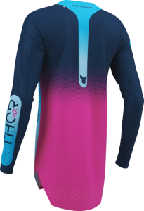 Női Sportmode Merge pulóver, kék-rózsaszín, 3, nordicamoto.ro
