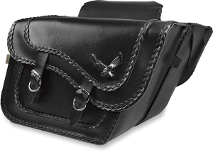 Black Magic Saddlebags Silver, Black