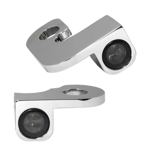 Nano Series Handlebar Turn Signals Chrome, 2, nordicamoto.ro