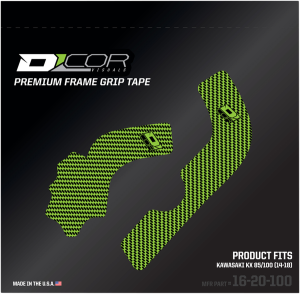 Frame Grip Tape Green, 1, nordicamoto.ro