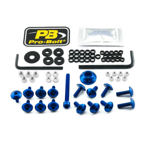 Fairing Bolt Kit For Suzuki Blue