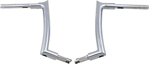 1-1/2(r) Ez Install Pointed Top Handlebar Silver, 2, nordicamoto.ro