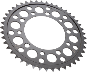 Lightweight Steel Sprocket Black, Zinc, 1, nordicamoto.ro
