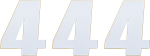 Vinyl Race Numbers White, 2, nordicamoto.ro