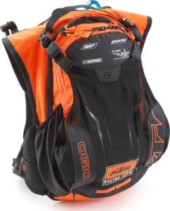 KTM Replica Team Baja fekete/narancssárga hidratáló hátizsák