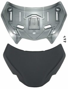 SHOEI GTA2 sisak elülső légbeömlő kiegészítő, matt fekete, 1, nordicamoto.ro