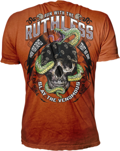 Run With The Ruthless T-shirt Orange 4XL, 3, nordicamoto.ro