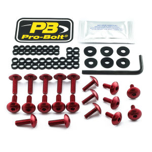 Fairing Bolt Kit For Suzuki Red, 1, nordicamoto.ro