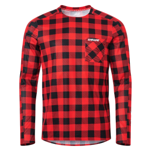 USWE flanel póló, lángvörös, XS, 3, nordicamoto.ro