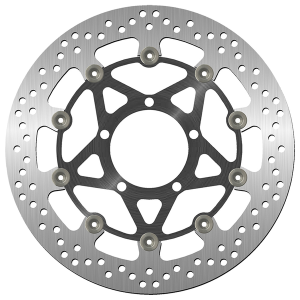 Brake Rotor Round Silver
