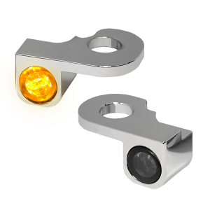Nano Series Handlebar Turn Signals Chrome, 2, nordicamoto.ro