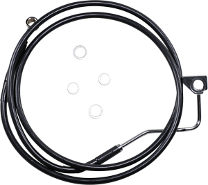Stainless Steel Brake Line Kit Black