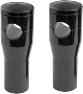 Elite Custom Billet Aluminum Risers Black, 1, nordicamoto.ro