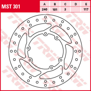 Disc frana fata TRW HONDA CR 125/250 '95-'07/CRF 250/450 R / X '04-'17, 1, nordicamoto.ro