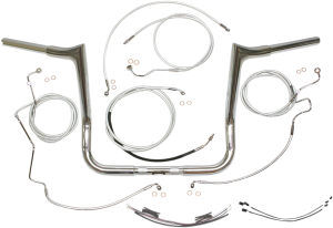1-1/4(r) Viking Handlebar Installation Kit Silver