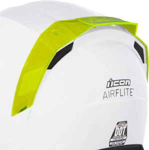 Icon Airflite™ sisak hátsó spoiler, fluoreszkáló sárga/zöld, EGY MÉRET, 1, nordicamoto.ro