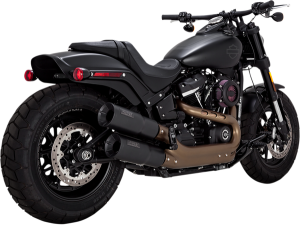 Hi-output Slip-on Mufflers Black 