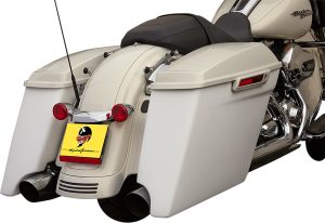 4(r) Extended Saddlebags White, Gel Coat, 1, nordicamoto.ro